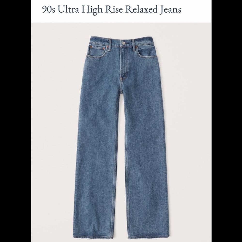 A&F 90’s High Rise Relaxed Jeans